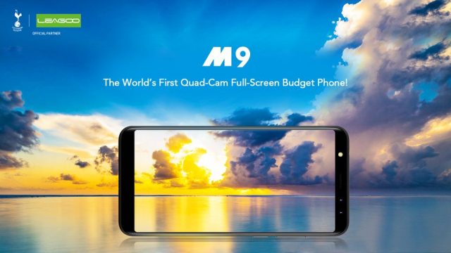 Полноэкранный смартфон Leagoo M9 с четырьмя камерами стоит $80