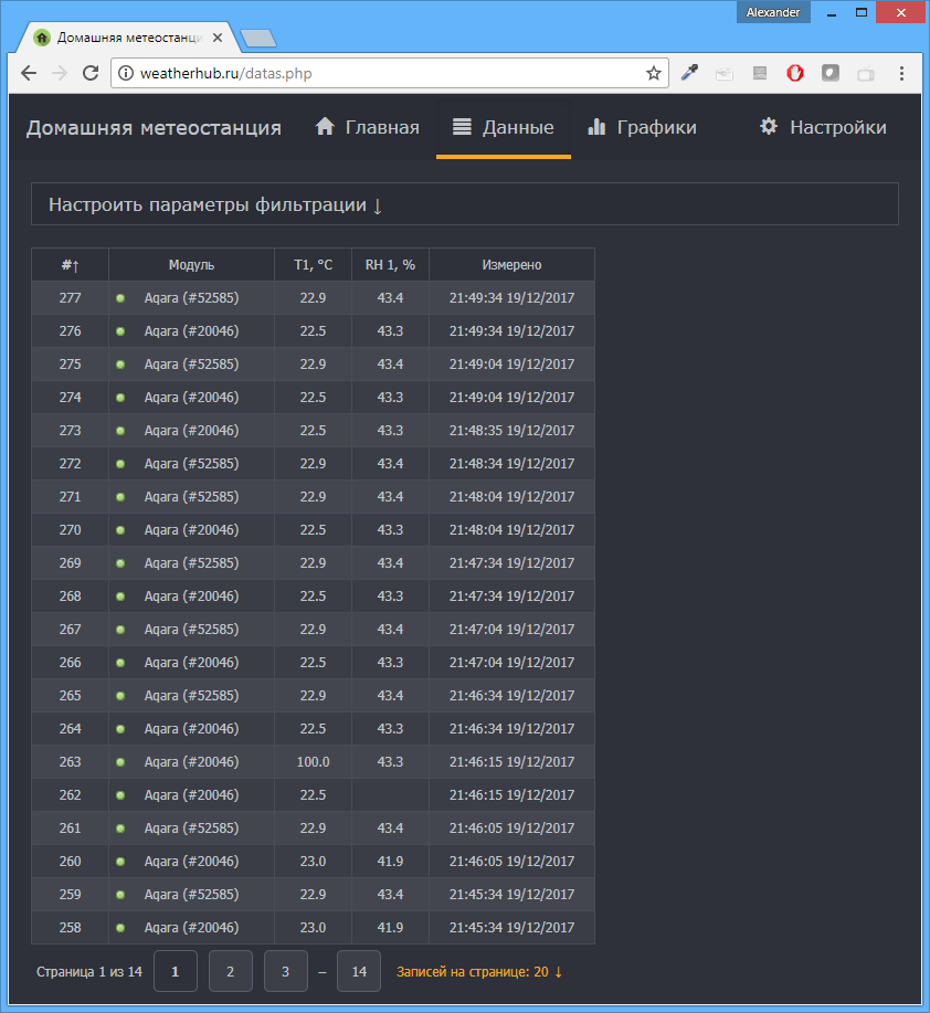 Домашняя метеостанция на esp8266 + aqara-xiaomi, часть 2 - 4