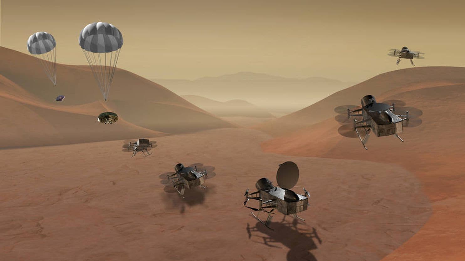 НАСА разрабатывает проект «стрекозы» для обследования Титана - 1