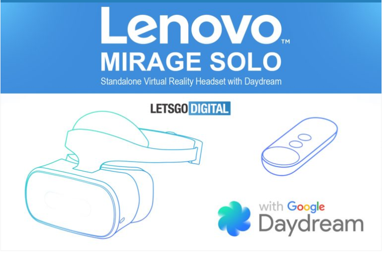 Гарнитура Lenovo Mirage Solo Daydream VR появилась в базе данных FCC