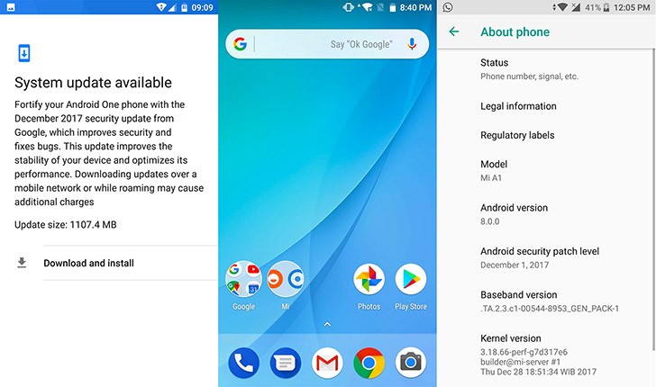 Вышло обновление Android 8.0 Oreo для смартфонов Xiaomi Mi A1