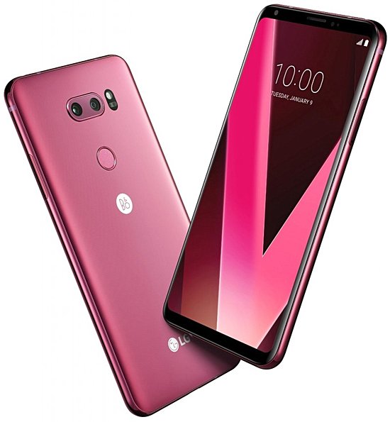 Представлен смартфон LG V30 в цвете Raspberry Rose