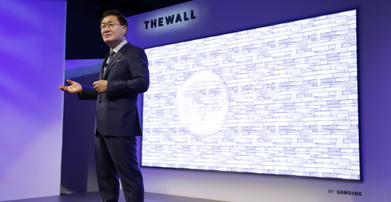 Samsung The Wall — первый в мире 146-дюймовый модульный телевизор MicroLED 