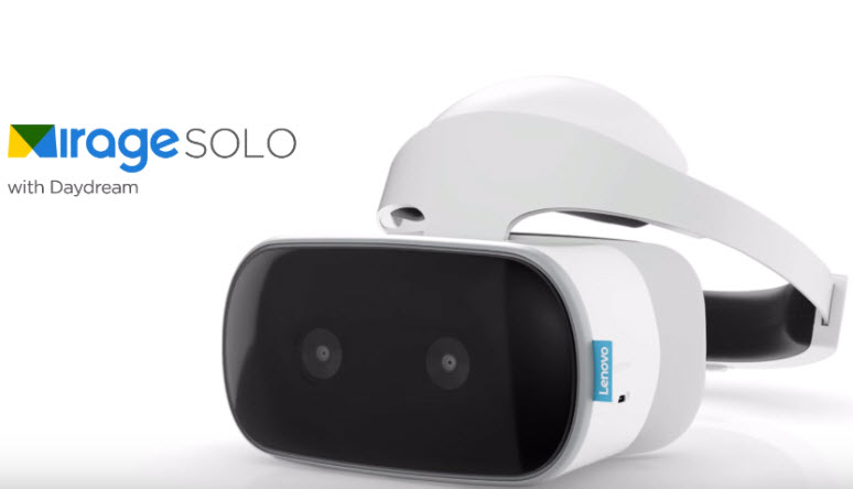 Представлена Lenovo Mirage Solo — первая гарнитура VR с поддержкой Google Worldsense 