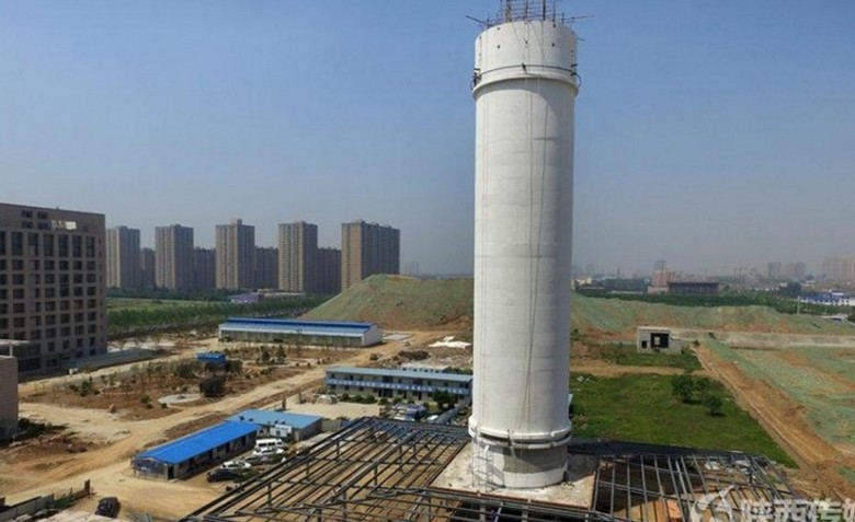 В Китае возвели гигантский очиститель воздуха