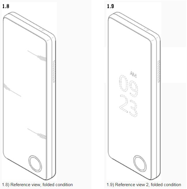 LG патентует складной смартфон с гибким экраном