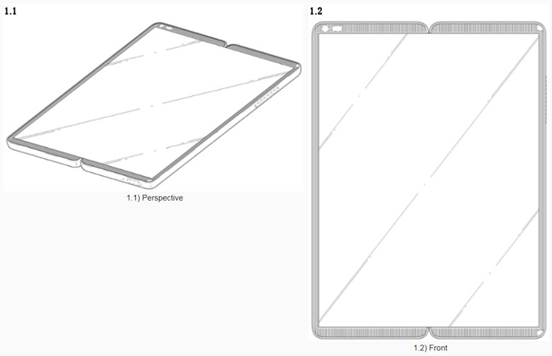 LG патентует складной смартфон с гибким экраном