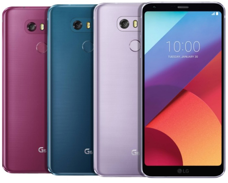 Сначала LG G6 и LG Q6 в новых цветах появятся в Южной Корее