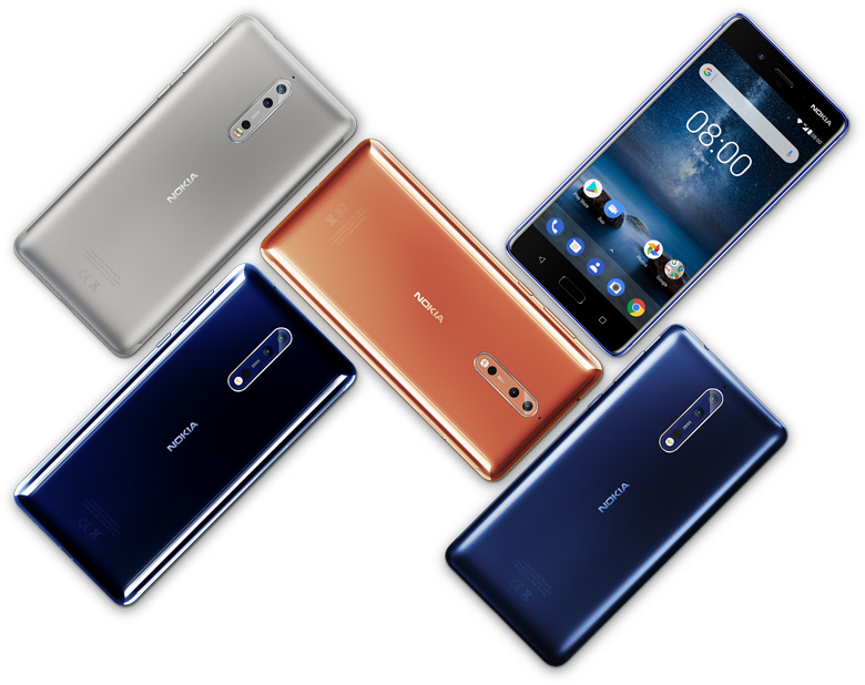 Смартфон Nokia 8 Sirocco отдаст дань почтения легендарному телефону Nokia 8800 Sirocco