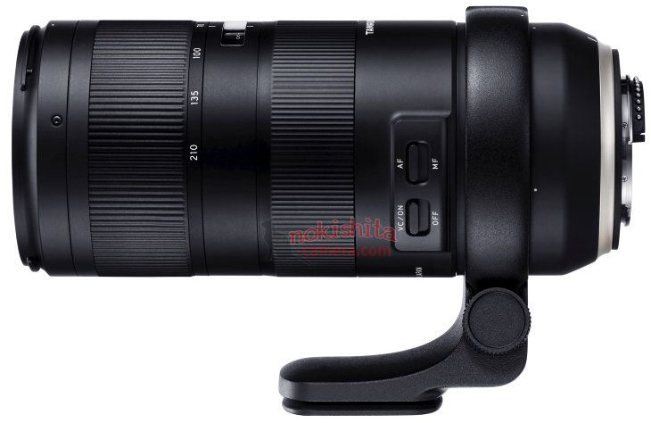 Технические данные объектива Tamron 70-210mm F/4 Di VC USD, дата анонса и цена пока неизвестны