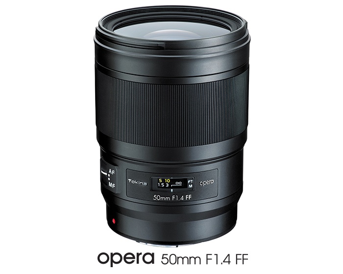 Модель Tokina opera 50mm F1.4 FF открыла новую серию объективов