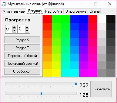 Цветомузыка для светодиодной ленты WS2812, Аrduino и ПК - 4