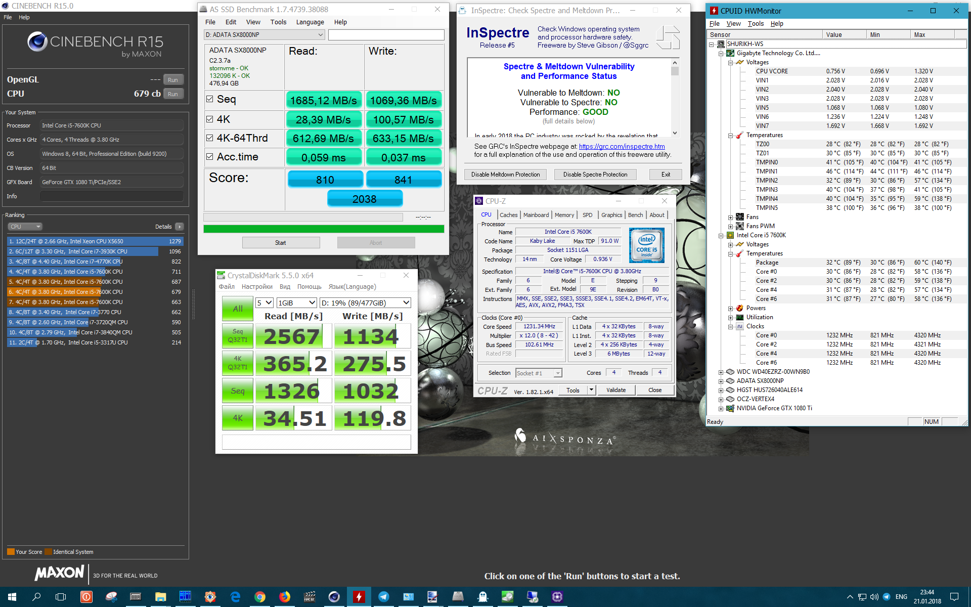 Как в реальности патч от уязвимостей Meltdown и Spectre влияет на производительность - 2 Как в реальности патч от уязвимостей Meltdown и Spectre влияет на производительность - 2