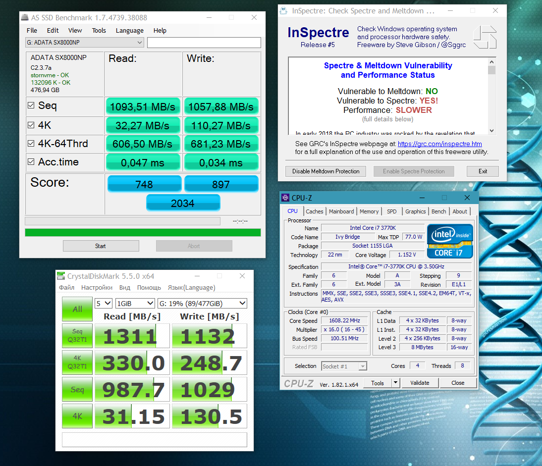 Как в реальности патч от уязвимостей Meltdown и Spectre влияет на производительность - 6 Как в реальности патч от уязвимостей Meltdown и Spectre влияет на производительность - 6