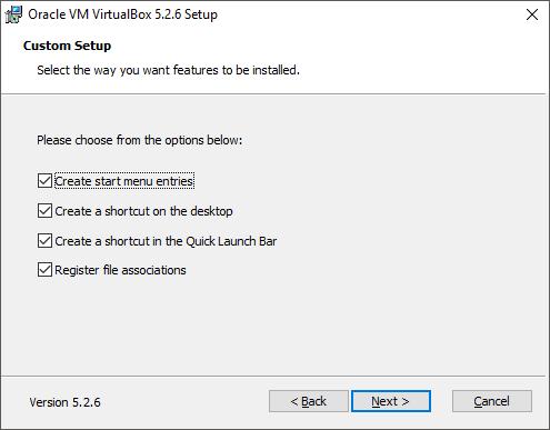 Установка VirtualBox. Шаг 3 Установка VirtualBox. Шаг 3