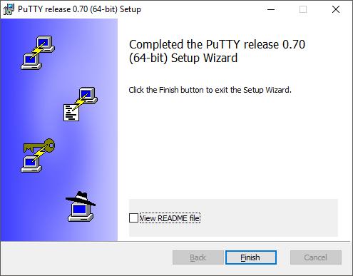 Установка PuTTY (Шаг 4) Установка PuTTY (Шаг 4)