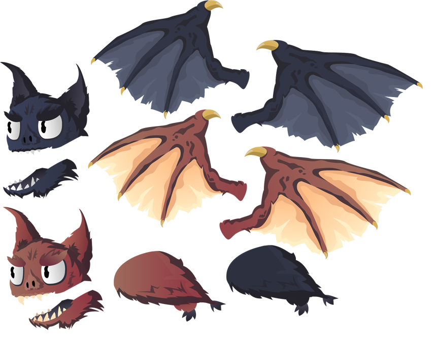 Dragon Bones: создание 2D персонажа и скелетная, mesh-анимация - 8 image