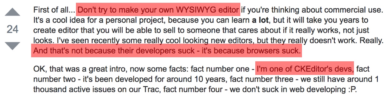 Разработка Rich Text Editor: проблемы и решения - 20 Разработка Rich Text Editor: проблемы и решения - 20