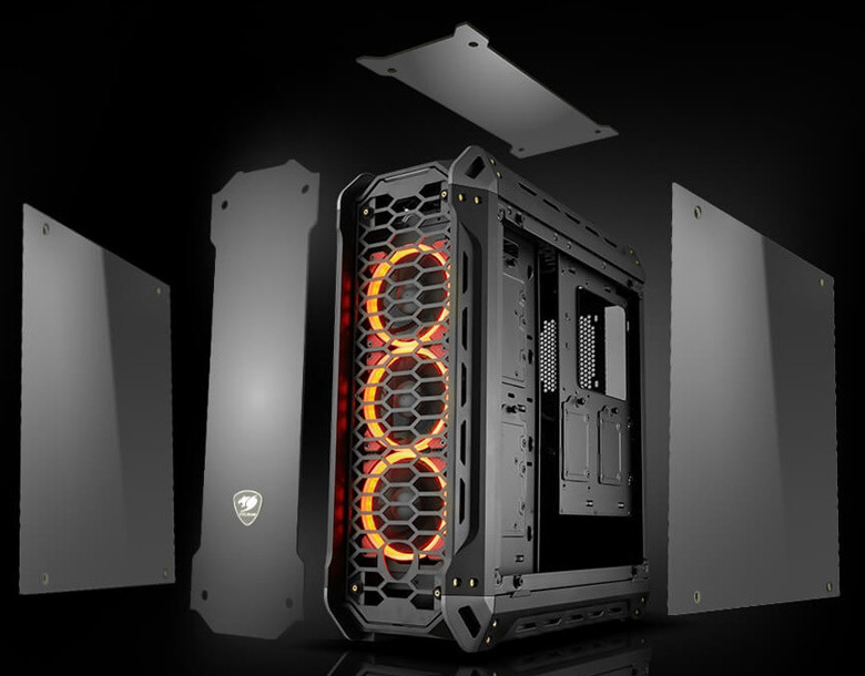 Корпус способен вместить плату типоразмера mini-ITX, mATX, ATX или CEB