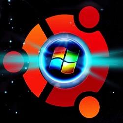 logo ubuntu and windows