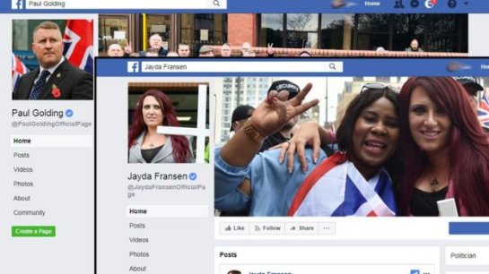 Facebook удалил страницы антиисламской группы British First
