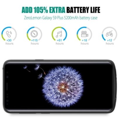Чехол ZeroLemon для смартфона Samsung Galaxy S9+ располагает аккумулятором ёмкостью 5200 мА·ч - 2