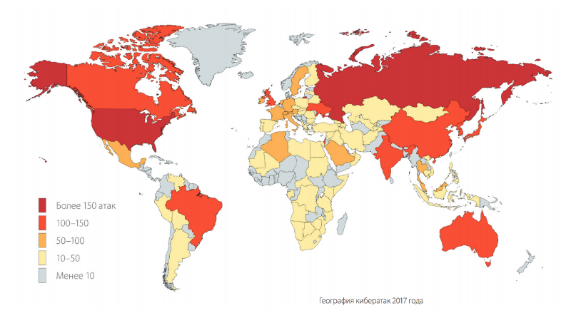 Исследование кибератак 2017 года: 47% атак направлены на инфраструктуру компаний - 1