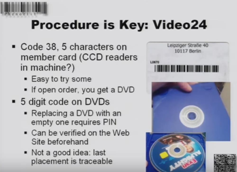 Конференция DEFCON 16. «Игры с баркодами». Феликс Линднер, глава Recurity Labs - 22 Конференция DEFCON 16. «Игры с баркодами». Феликс Линднер, глава Recurity Labs - 22