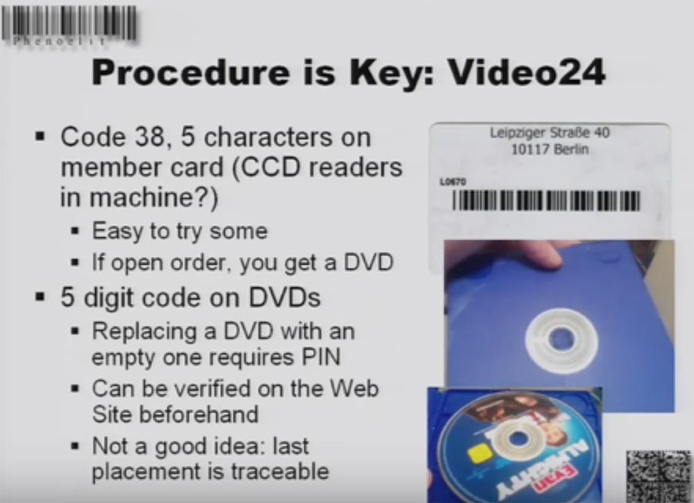 Конференция DEFCON 16. «Игры с баркодами». Феликс Линднер, глава Recurity Labs - 22