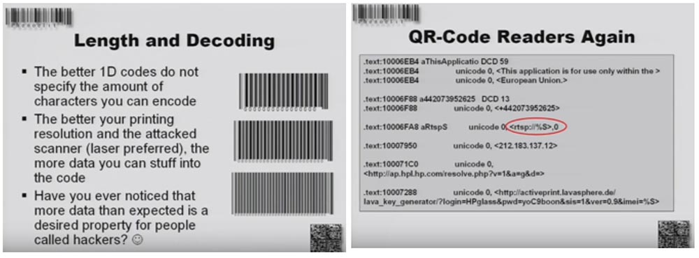 Конференция DEFCON 16. «Игры с баркодами». Феликс Линднер, глава Recurity Labs - 26 Конференция DEFCON 16. «Игры с баркодами». Феликс Линднер, глава Recurity Labs - 26