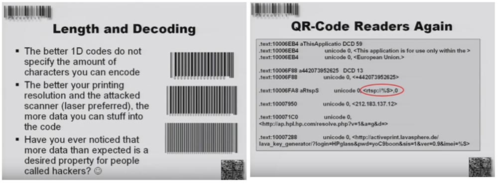 Конференция DEFCON 16. «Игры с баркодами». Феликс Линднер, глава Recurity Labs - 26