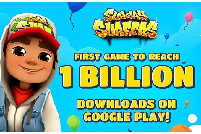 Subway Surfers — первое в истории игровое приложение для Android, скачанное более миллиарда раз - 1 Subway Surfers — первое игровое приложение в Google Play, которое скачали более миллиарда раз