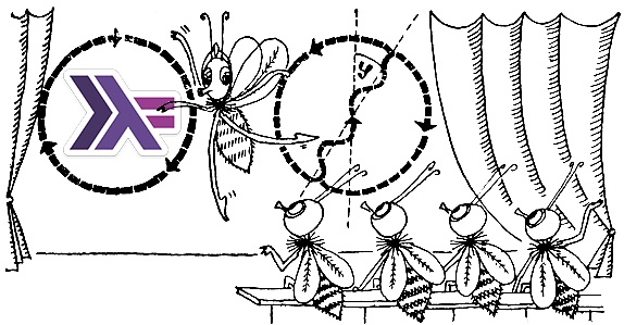 Пишем небесных пчелок на Cloud Haskell - 1