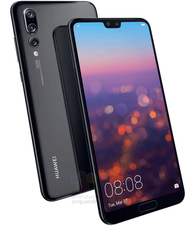 Камера смартфона Huawei P20 Pro получила пятикратный зум и датчики изображения разрешением 40, 8 и 20 Мп