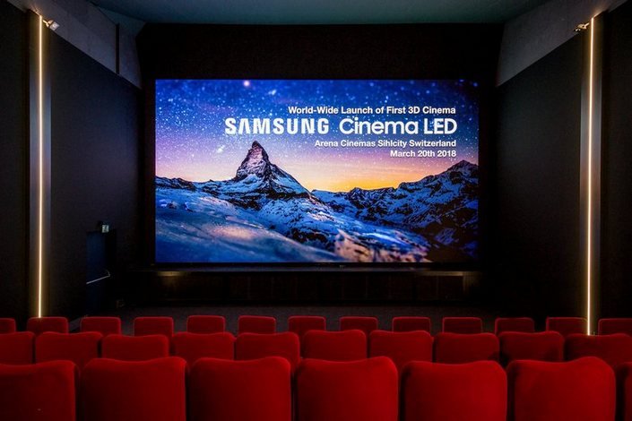 Samsung показала первый в мире кинотеатральный светодиодный экран с поддержкой 3D - 1 Samsung показала первый в мире кинотеатральный светодиодный экран с поддержкой 3D