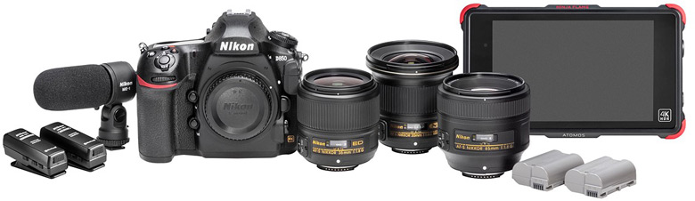 Цена набора Nikon D850 Filmmaker's Kit равна $5500