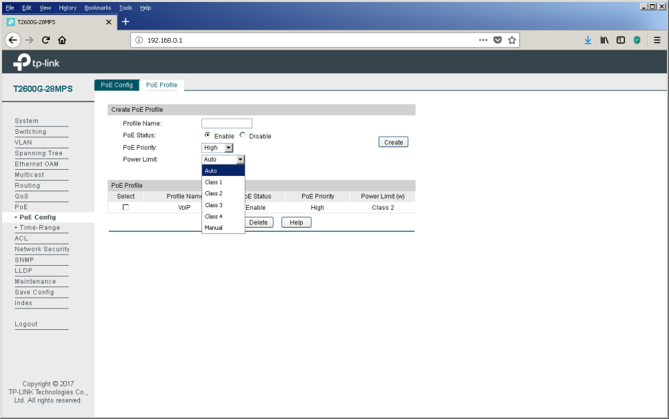 TP-Link T2600G-28MPS: работа с PoE, LLDP и Voice VLAN - 3