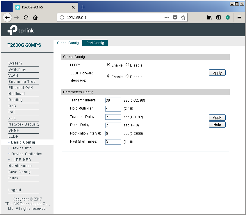 TP-Link T2600G-28MPS: работа с PoE, LLDP и Voice VLAN - 7