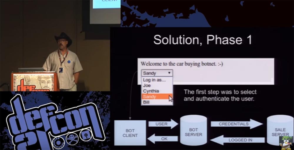 Конференция DEFCON 21. «Как мой Ботнет заработал миллионы долларов на продаже автомобилей и победил русских хакеров» - 9