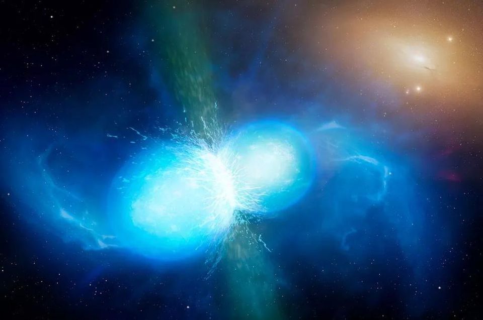 Спросите Итана: почему свет прибыл на 1,7 секунды позже гравитационных волн при слиянии нейтронных звёзд? - 4