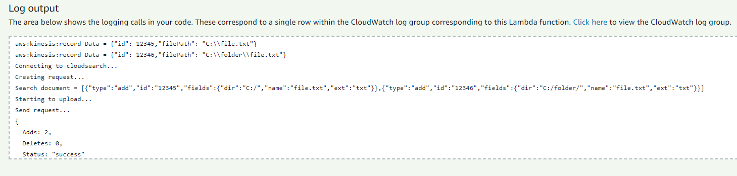 Aws Lambda Go 1.x, Kinesis, CloudSearch - 5 image