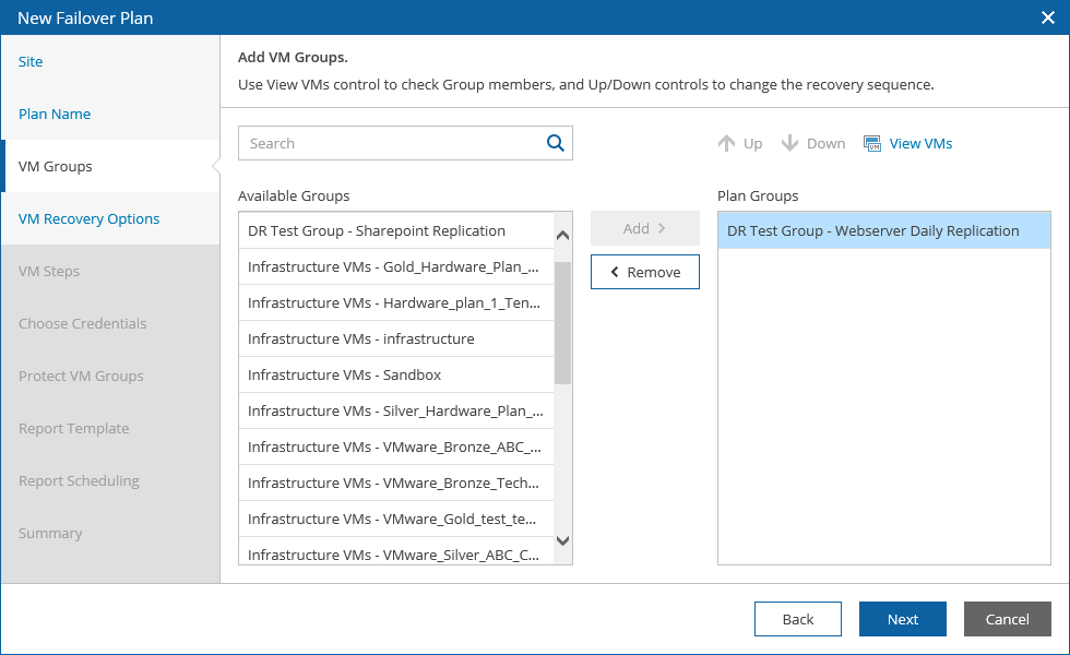 Новое решение для поддержания доступности ИТ-инфраструктуры: Veeam Availability Orchestrator - 4