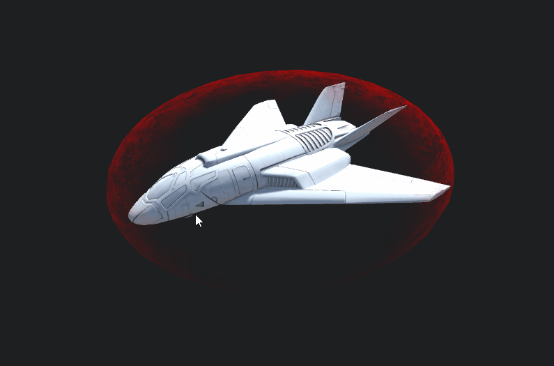 Анимированный эффект щита космического корабля в Unity3D - 5