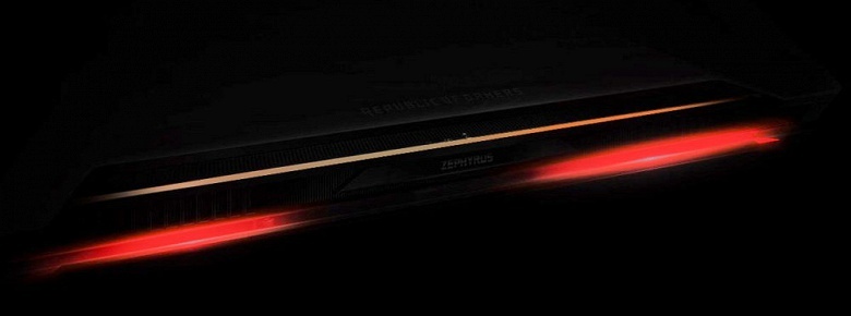 Новая версия ноутбука Asus ROG Zephyrus получит шестиядерный CPU Intel - 1