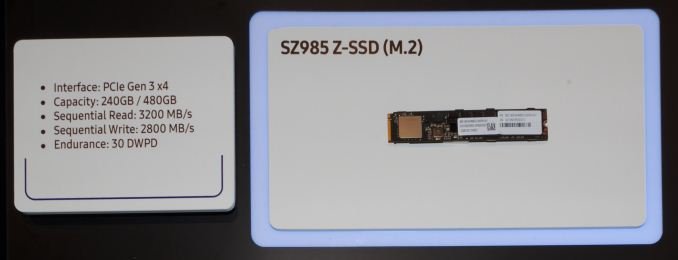 Samsung показала накопитель Z-SSD с памятью Z-NAND, выполненный в формате модуля M.2 - 2