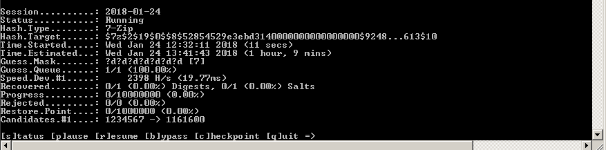 Как восстановить утерянный пароль к архиву с помощью видеокарты - 3 image