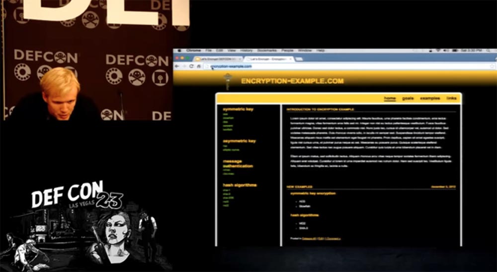 DEFCON 23. «Let'sEncrypt: чеканка бесплатных сертификатов шифрования для Интернет». Ян Жу, Питер Эккерсли, Джеймс Кастен - 11