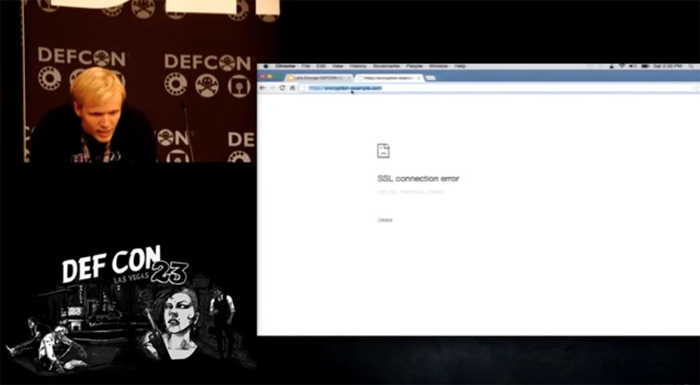 DEFCON 23. «Let'sEncrypt: чеканка бесплатных сертификатов шифрования для Интернет». Ян Жу, Питер Эккерсли, Джеймс Кастен - 12