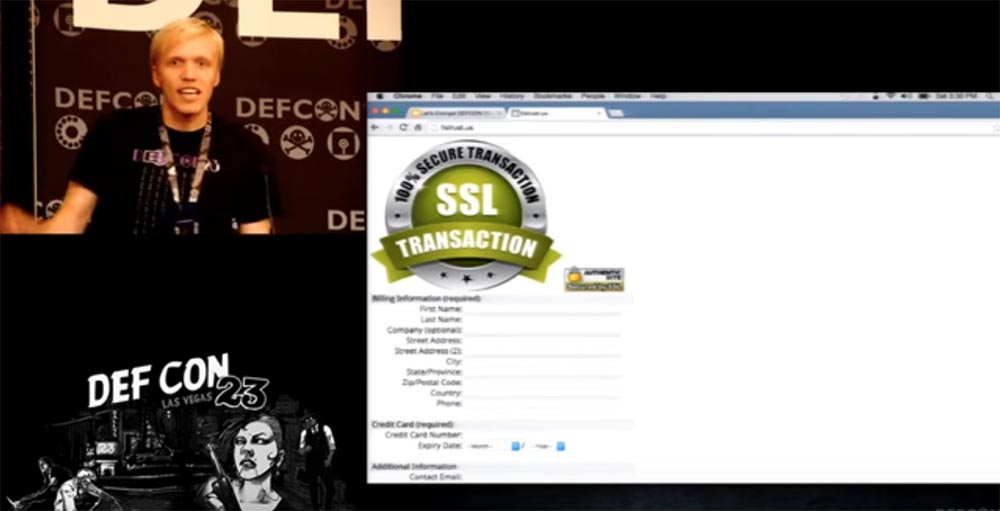DEFCON 23. «Let'sEncrypt: чеканка бесплатных сертификатов шифрования для Интернет». Ян Жу, Питер Эккерсли, Джеймс Кастен - 13