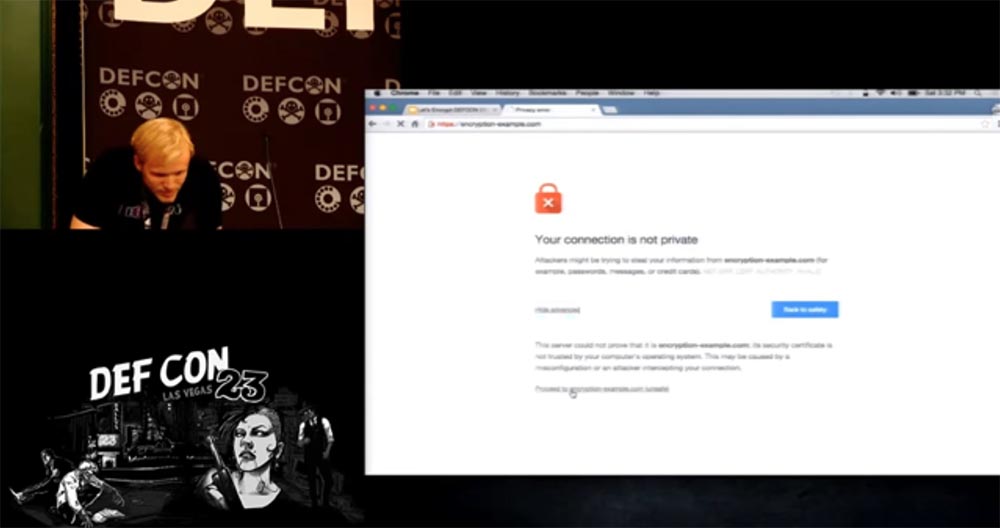 DEFCON 23. «Let'sEncrypt: чеканка бесплатных сертификатов шифрования для Интернет». Ян Жу, Питер Эккерсли, Джеймс Кастен - 16